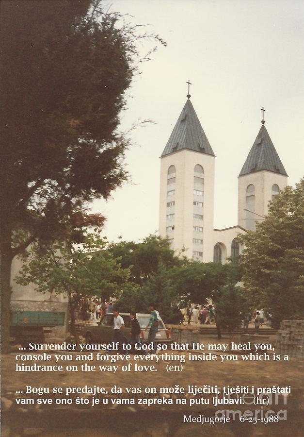 Inspirational Photograph - At church  6-1988 quote by Christina Verdgeline
