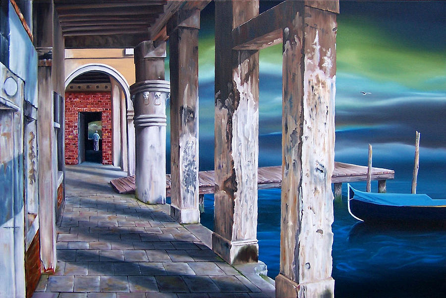 David Fedeli Painting - At Journeys End by David Fedeli