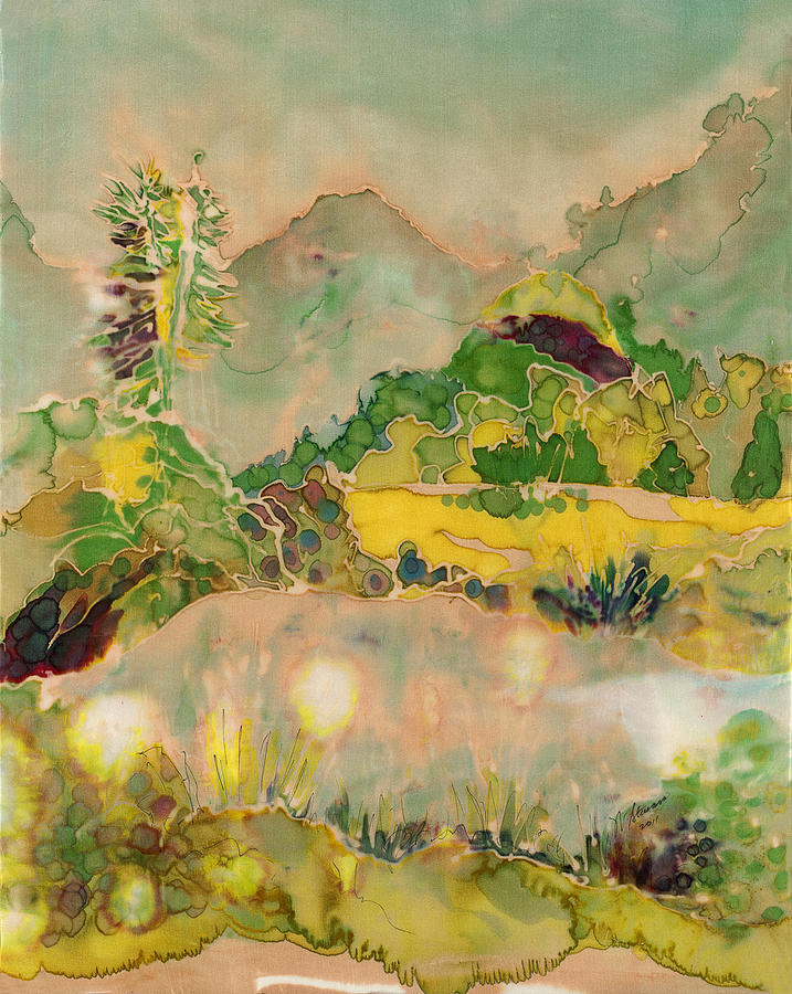 At Kahle Meadows Painting by Walt Stevenson Stevenson