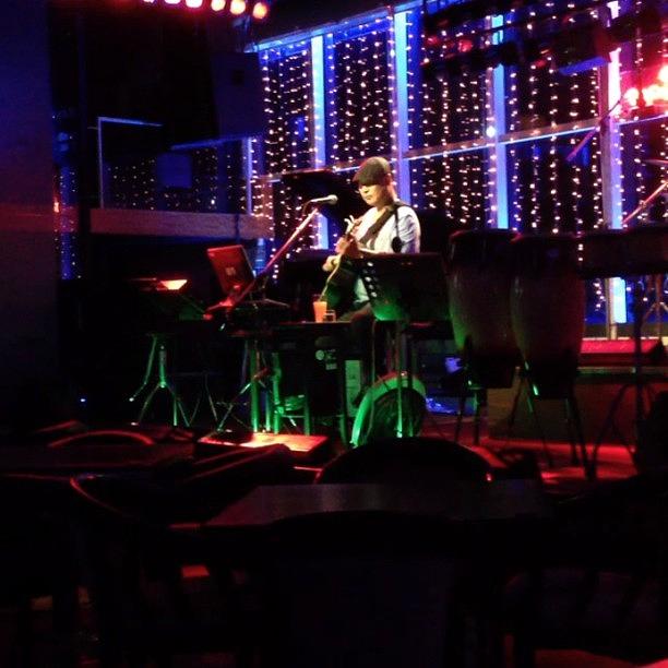 Jeju Photograph - At Live Music Bar #korean #singer by Diana Kunanova