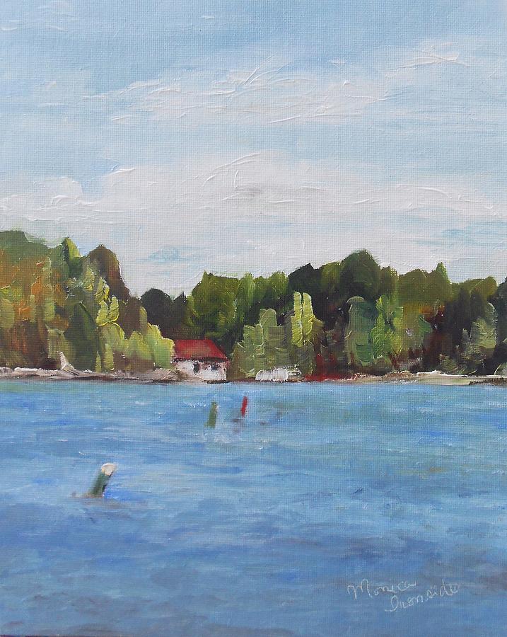 At Port Severn Locks Painting by Monica Ironside