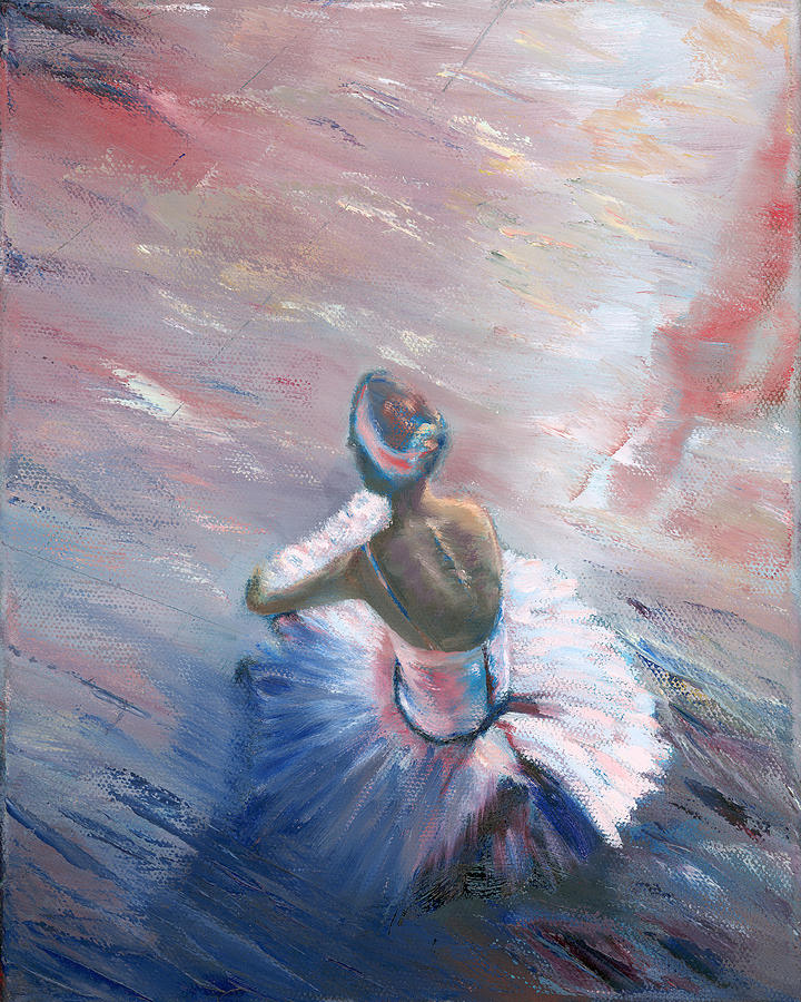 Ballet Painting - At Rest by Joe Chicurel