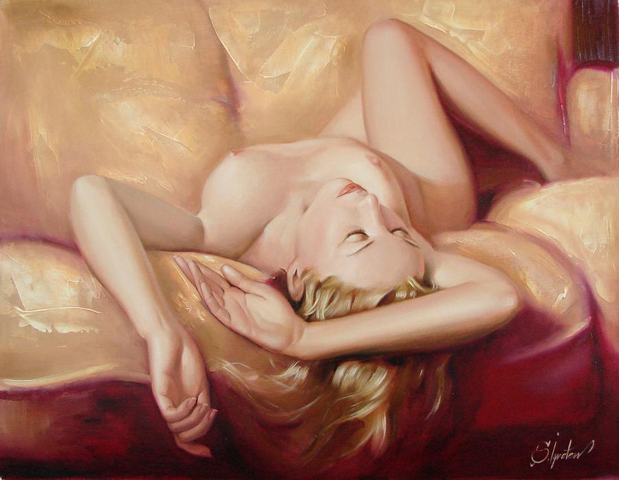 At rest Painting by Sergey Ignatenko