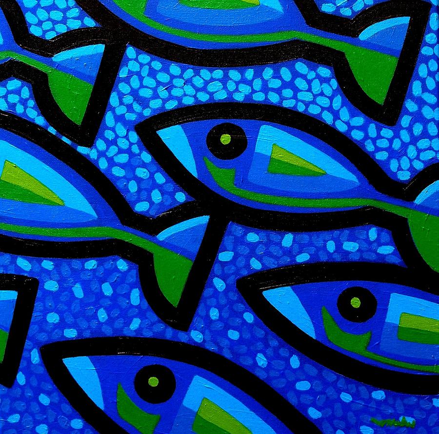 Fish Painting - At Swim by John  Nolan