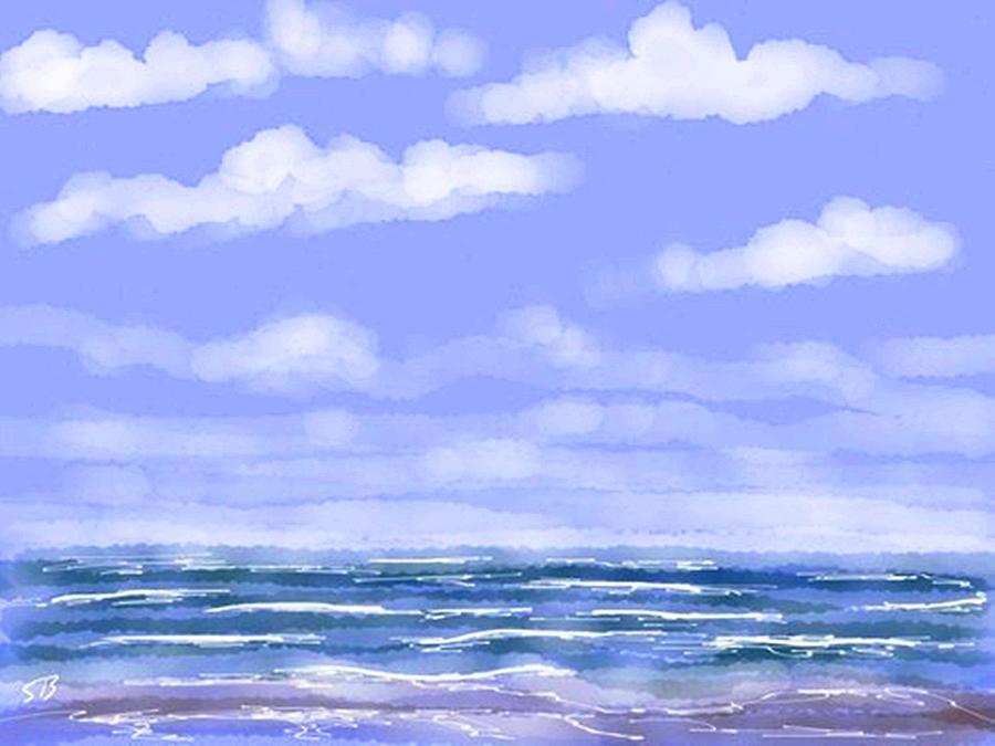 At the Beach Digital Art by Stacy C Bottoms