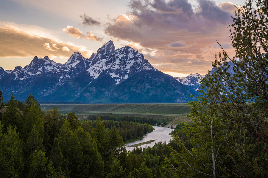 Grand Teton National Park Photograph - At the Bend by Kristopher Schoenleber