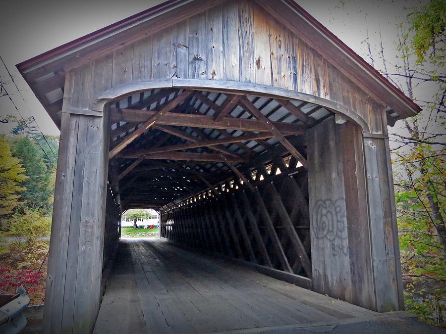 At the Covered Bridge Photograph by MTBobbins Photography