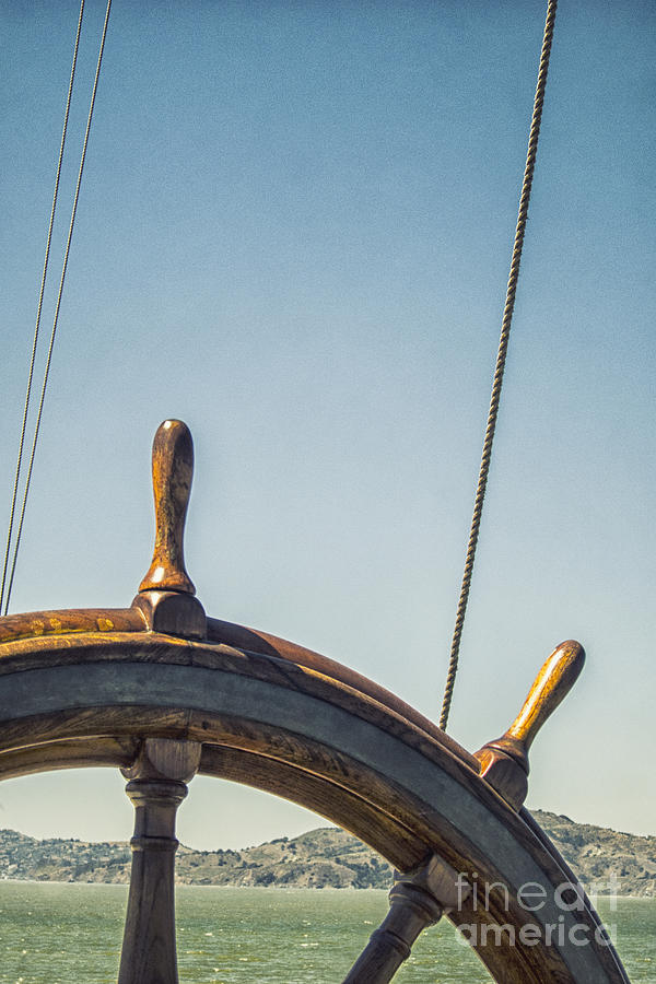 Rope Photograph - At The Helm by Margie Hurwich