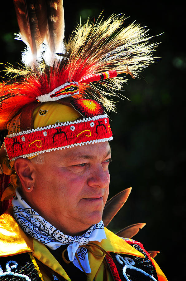 At the Powwow Photograph by Mike Martin
