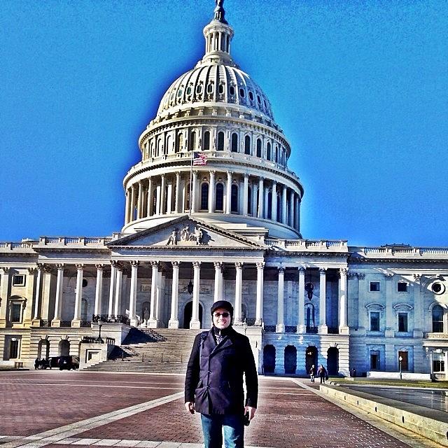 Travel Photograph - At Us Capitol! #dc #uscapitol #travel by Luis Alberto