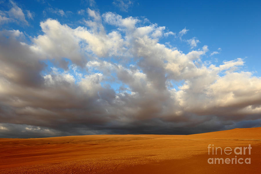 Clouds Over the Atacama Desert Chile Photograph by James Brunker