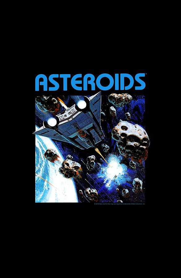 Atari - 2600 Asteroids Digital Art by Brand A