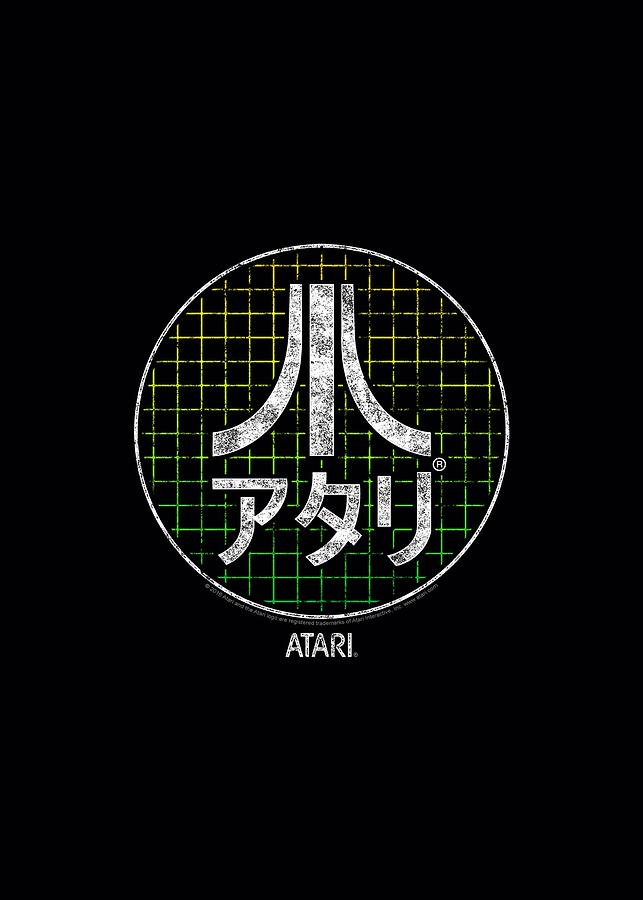 Logo Digital Art - Atari - Japanese Grid by Brand A