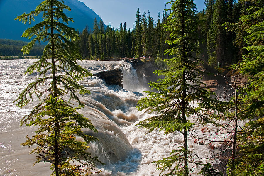 Athabasca Falls Photograph by Dennis Cox