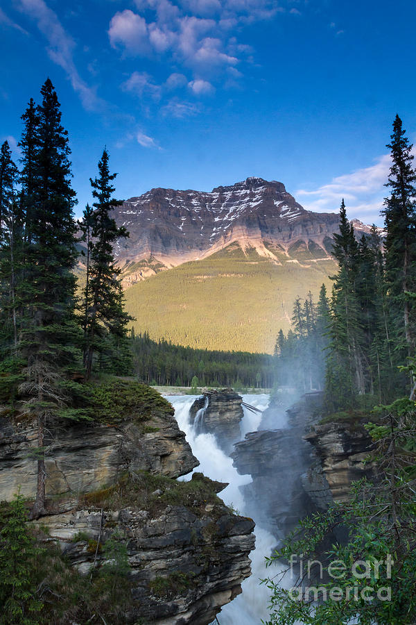 Athabasca Falls Photograph by Lori Dobbs
