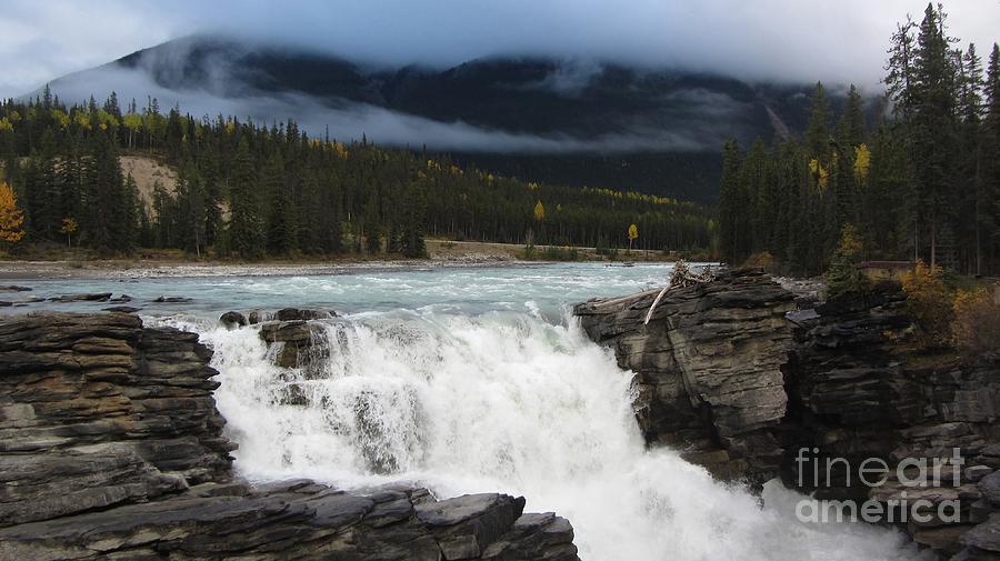 National Parks Photograph - Athabasca Falls by MSVRVisual Rawshutterbug