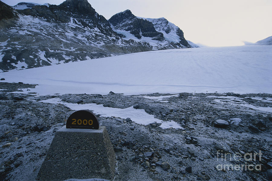 Athabasca Glacier, Canada Photograph by Mark Newman