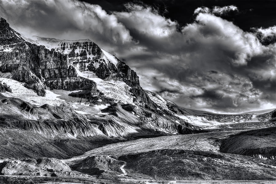 Mountain Photograph - Athabasca Glacier by Wayne Sherriff