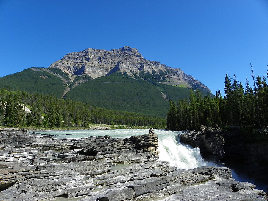 Athabasca Mountain Reigns Photograph by Georgia Hamlin