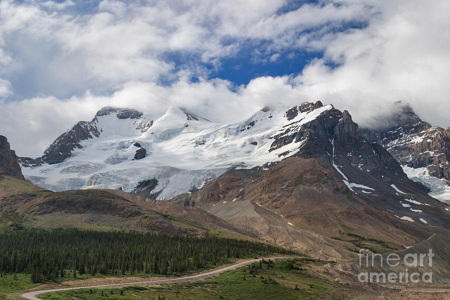 Mountain Photograph - Athabasca North Glacier by Charles Kozierok