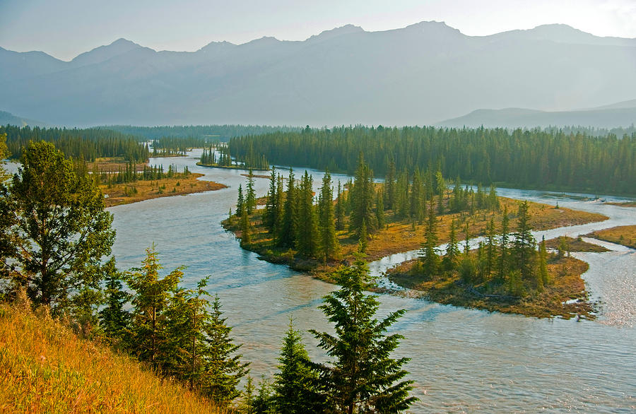 Athabasca River Photograph by Dennis Cox