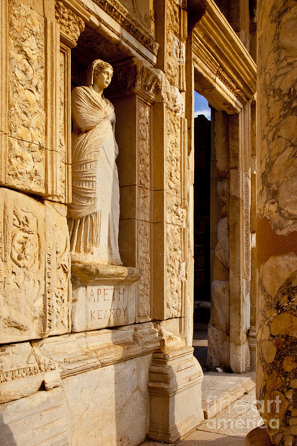 Turkey Photograph - Athena at Ephesus by Brian Jannsen