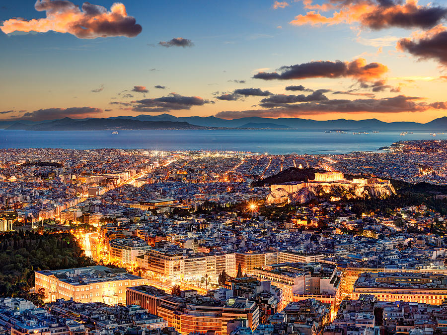 athens-after-sunset-greece-photograph-by-constantinos-iliopoulos