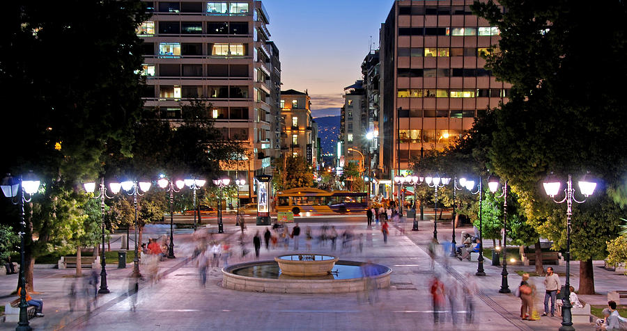 Athens city Cityscape, Greece Photograph by Michalakis Ppalis