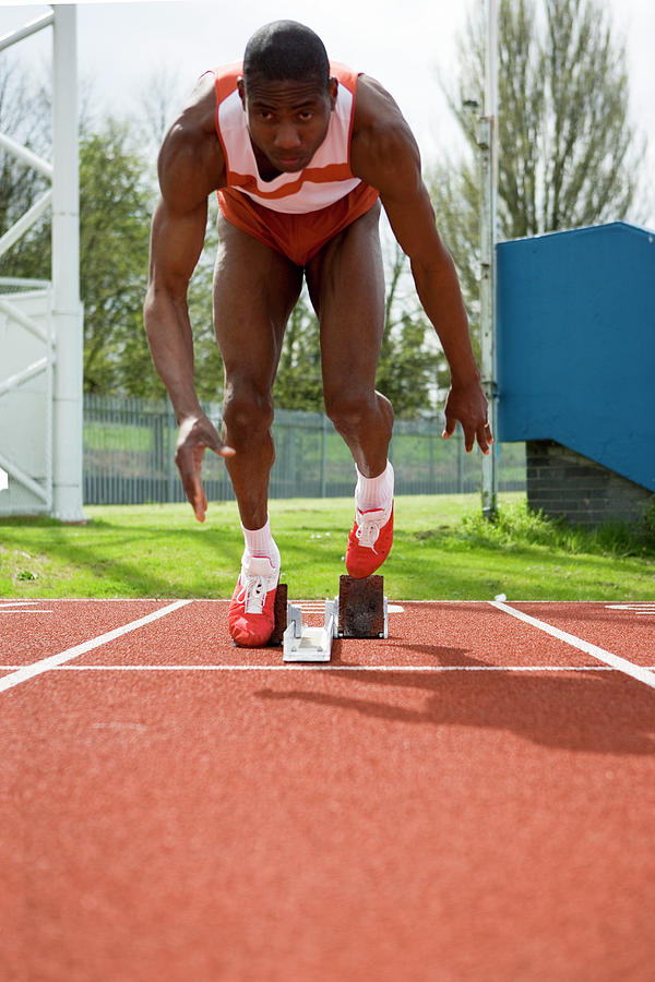 Athlete Starting To Run Photograph by Science Photo Library Athlete Starting To Run Photograph by Science Photo Library