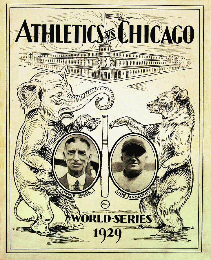 Chicago Photograph - Athletics vs Chicago 1929 World Series by Bill Cannon