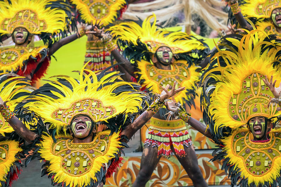 Ati Warriors Performing At Dinagyang Photograph by Jason Langley