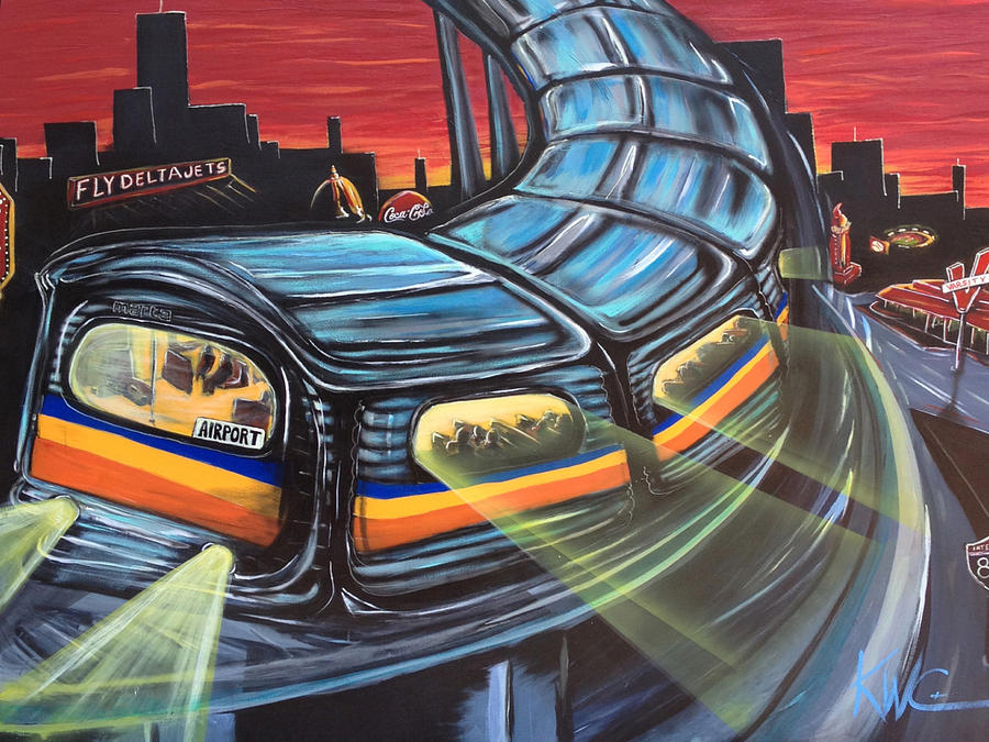 Atlanta Braves Painting - Atl Southbound  by KWC Art