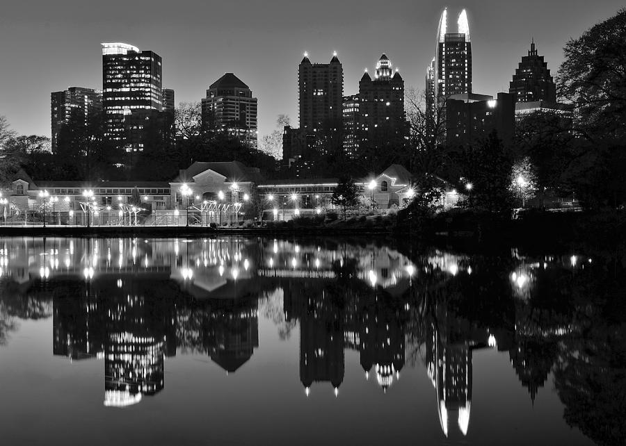 Atlanta Black and White Photograph by Frozen in Time Fine Art Photography