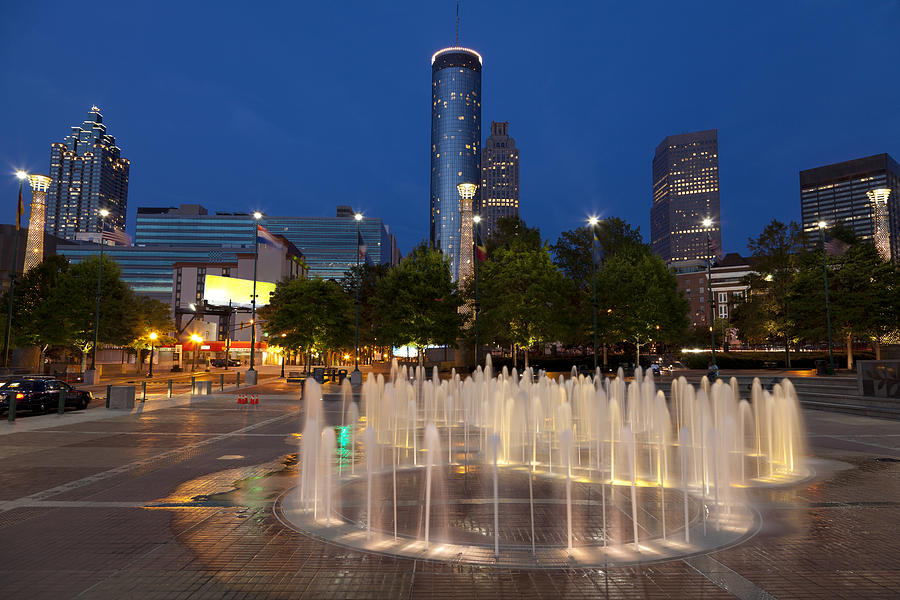 Atlanta By Night Photograph