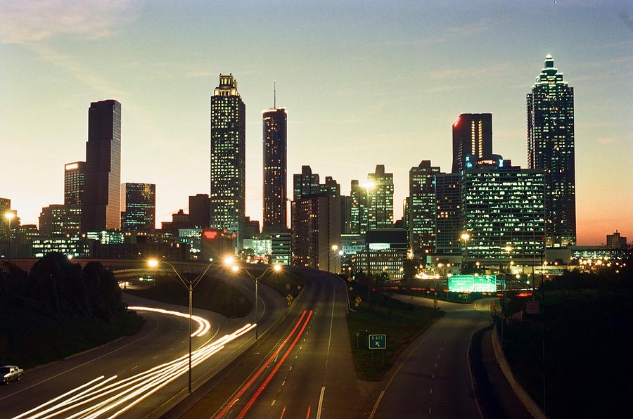 Atlanta Cityscape Photograph by Retro Images Archive