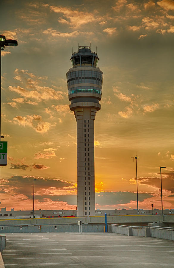 Atlanta Control Tower Photograph By Gary Ezell