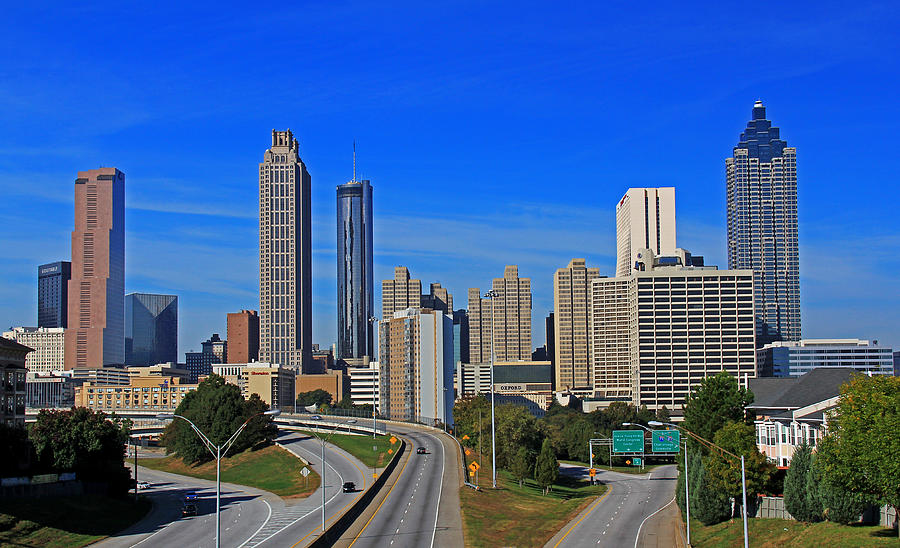 Atlanta, Georgia Downtown Skyline Photograph by Richard Krebs