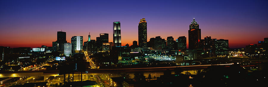 City Photograph - Atlanta Ga by Panoramic Images