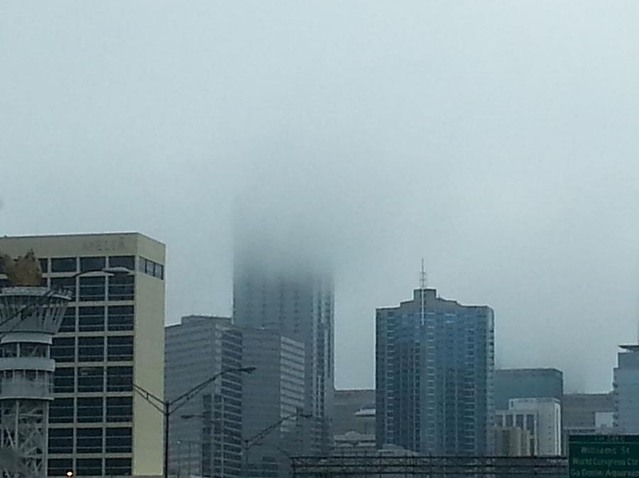 Atlanta Into the Clouds Photograph by Fortunate Findings Shirley Dickerson