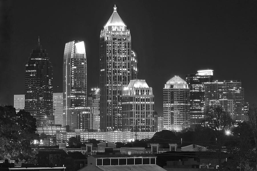 Atlanta Lights Up Photograph by Frozen in Time Fine Art Photography