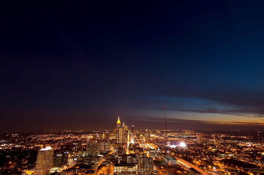 Atlanta Skyline from Atlantic Center Photograph by Joseph Cattoni