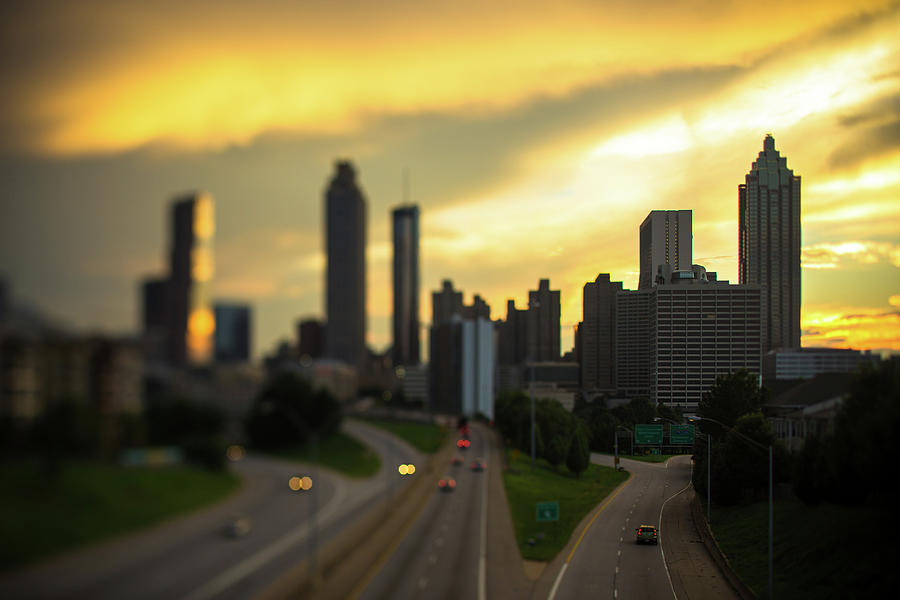 Atlanta Skyline Photograph by Hal Bergman