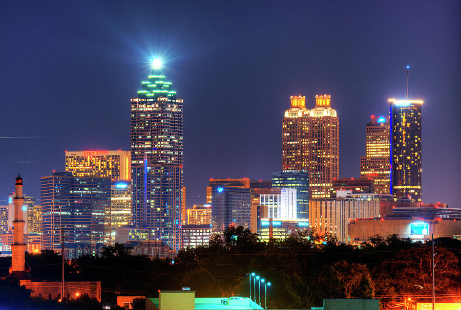 Atlanta Skyscrapers by Sean Pavone