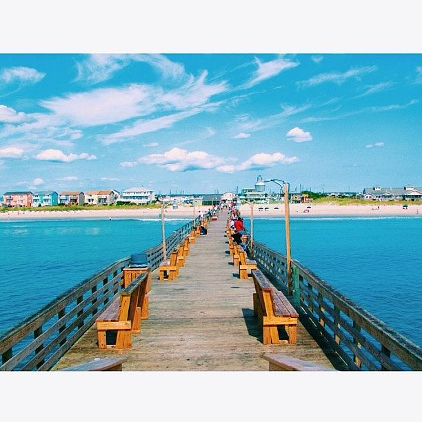 Atlantic Beach Pier Photograph by Samantha Lucey