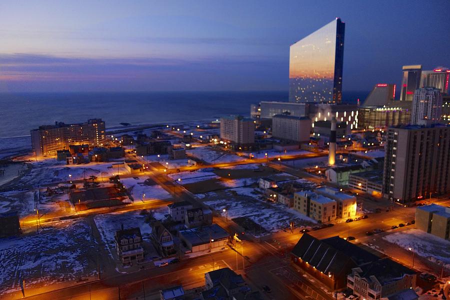 Atlantic City At Dawn Photograph