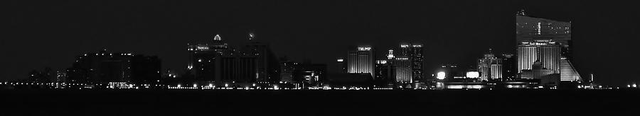 Atlantic City at Night Photograph by Ed Sweeney