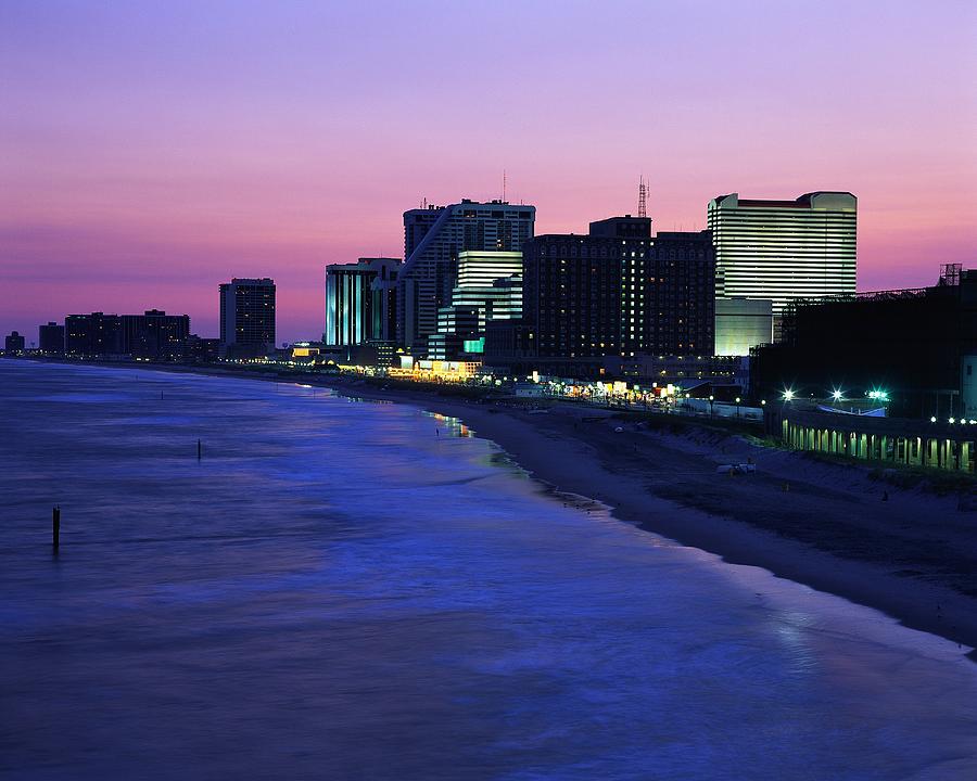 Atlantic City Coastline and Buildings Photograph by PictureNet