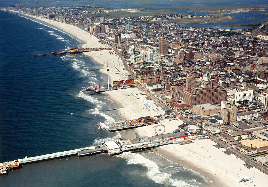 Atlantic City In The 1960s Photograph by Laurence Lowry