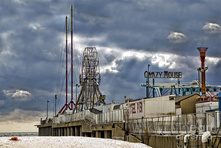 Atlantic city pier Photograph by Chuck Kuhn Atlantic city pier Photograph by Chuck Kuhn