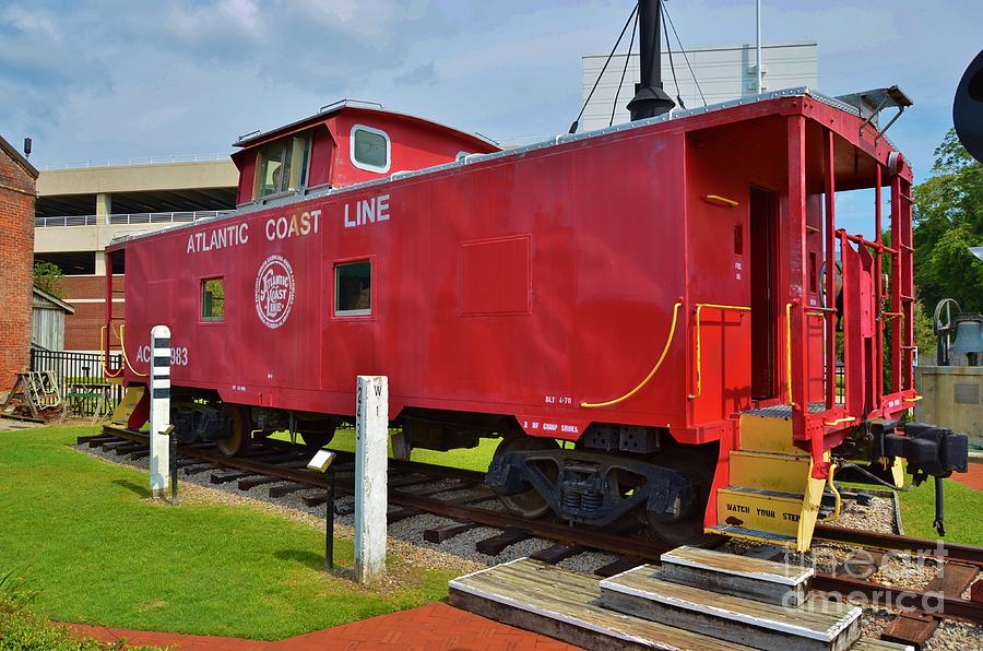 Little Red Caboose Photograph by Bob Sample
